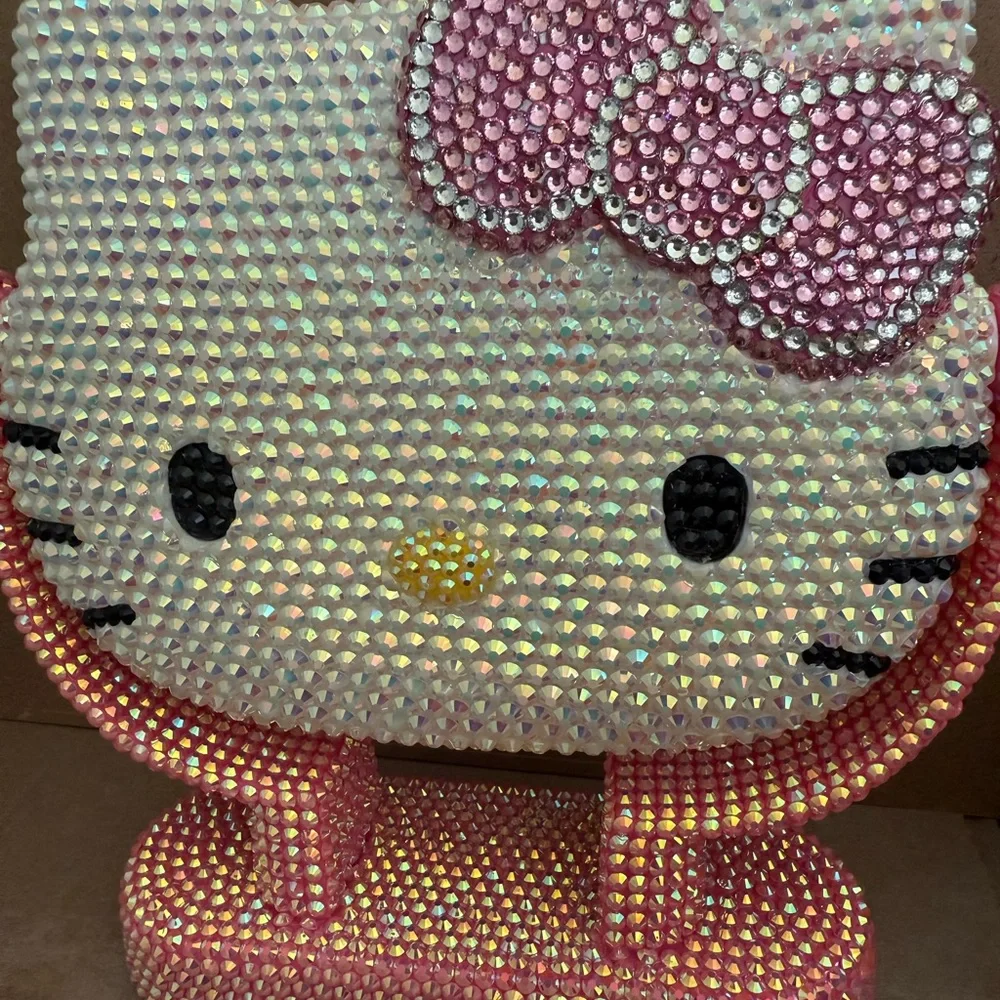 Hello Kitty Bedazzled Mirror on stand